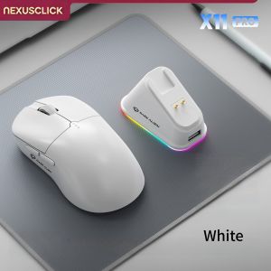 NexusClick X11/X11Pro/X3 Wireless Gaming Mouse 3 Modes RGB BacklightPAW3311 Sensor12000DPI400IPS PC Esports Mice for Gamer