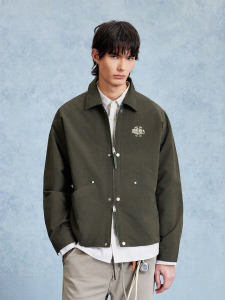 Jack Jones | Regular Collar Letter Embroidery Mens Jacket