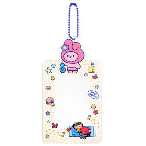 LINE FRIENDS | 2026 BT21 Cute Summer Sky Transparent Card Package Bus Card Packaging Portable ID Storage Commuting Fanatic Gift Decoration