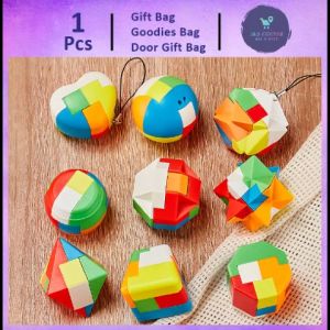 Kongming Luban Lock childrens puzzle Assembled Toys CApsule Ball Primary School Students Their Brain Unlock Buckle (137)