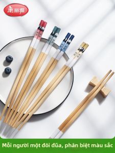 Maryya | Slip-resistant Solid Heat-resistant Bamboo Chopsticks Panda Print