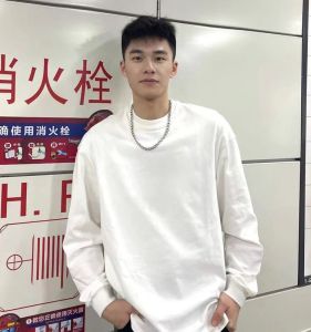 Áo Thun Cotton Dài Tay Rộng Rãi Cho Nam Mùa Xuân Thu Màu Trơn Thoải Mái Thoáng Khí Thường Ngày Thời Trang Áo Nỉ