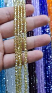 STONE BATU KRISTAL CEKO MOTIF BAKPAO UKURAN 4MM KUALITAS AA PER RENTENG ATAU PER STRING