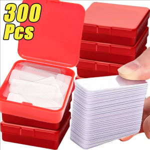 300/600pcs Traceless Self-adhesive Transparent Tape / Extra Powerful Double Sided Adhesive Tape / PVC Reusable Mounting Sticky Tape for Photo Poster Spring Couplets Wall