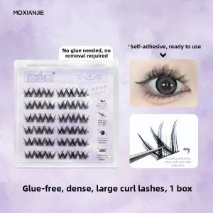 MOXIANJIE | Self-adhesive Soft Natural Curl False Eyelashes