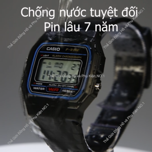 Đồng Hồ Nghĩa Vụ F91 Pin Lâu 7 năm Chống Nước Tuyệt Đối Chuông To Đèn Sáng Made In Malaysia Q2