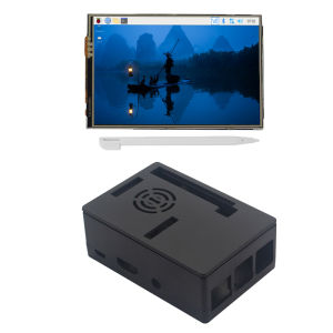Raspberry Pi 3B Plus 3.5 Inch Touch Screen 320*480 TFT LCD GPIO Interface Display + ABS Case for Raspberry Pi 3 Model B/B+