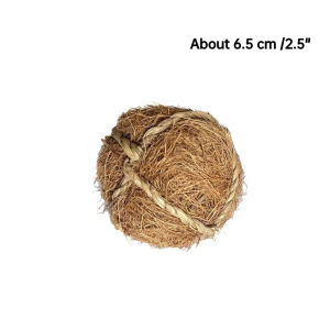 1PC Parrot Chew Toys Bird Toys for Large Birds Rattan Wicker Balls Parakeet Chewing Toys for Budgies Conures Hamsters Bunny Toy