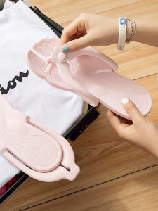 Portable Foldable Slippers Business Trip Travel Supplies Travel Summer Lightweight Non-Slip Swimming Beach Flip Flops Bath
