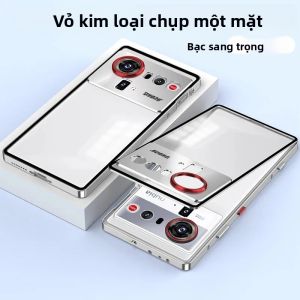 Ốp Lưng Kim Loại Hợp Kim Bảo Vệ Ống Kính ZTE Nubia Z80 Ultra Kính Cường Lực Trong Suốt Chống Sốc Tăng Cường Bảo Vệ Thiết Bị