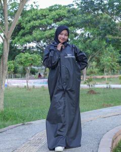 Jas Hujan Scorpio Original Stelan Gamis Hijabers wanita kekinian