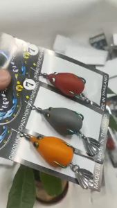 Nhái hơi CHADO Titan trơn 3.5cm 7g nổi Thái Lan mồi lure nhái giả câu cá lóc