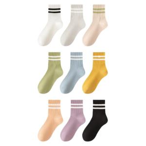 JIAZINI | Vớ Thể Thao Cổ Ngắn Mùa Hè Cotton