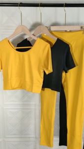 Áo thun nữ tập gym yoga aerobic thể thao nữ kiểu dáng croptop chất liệu thun lạnh cao cấp co dãn 4 chiều thấm hút mồ hôi tốt Bin Sports A150