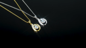 OXTAO 6.5mm Moissanite Pendant For Women 925 Sterling Silver Lab Diamond Plated with White Gold Necklace Wedding Jewelry Gifts