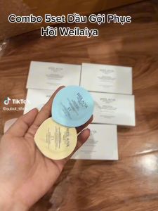 Bộ dầu gội xả set mini phục hồi đa tầng nấm Truffle Weilaiya (14g*2) chính hãng