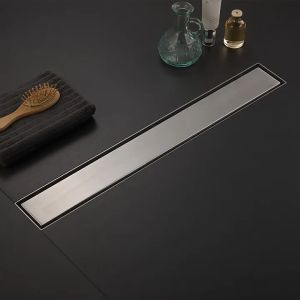 80CM 100CM Long Stainless Steel 304 Floor Drain Trap Anti Smell Odor Cockroach Drainage Cover Bathroom Toilet Kitchen