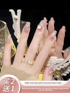 MONLEYTA | Handmade Nail Art Stickers Winter Autumn New Year Short And Long Wearing False Nails Premium Feel Manicure By MONLEYTA