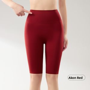 MiiOW | High Waist Ice Silk Shark Skin Shorts Women Summer Thin Yoga Tightening Abdomen Short Pants Breathable Comfortable Casual Shorts