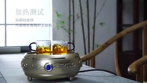 Cangkir Kaca Anti Panas 1 Set 6 pcs Gelas Mug Teh Kopi Borosilicate Glass