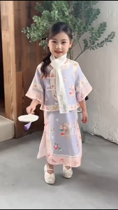 +LITTLE MUSHROOMS+ KIDS CHILDREN GIRL CHINESE NEW YEAR TRADITIONAL ETHNIC FESTIVE COSTUME QIPAO CHEONGSAM CNY CHINESE PRINCESS GEGE ||