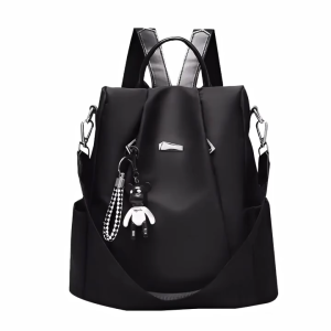 FOXER Tas Ransel Kanvas Tas Ransel Wanita Tas Sekolah Siswa Kapasitas Besar