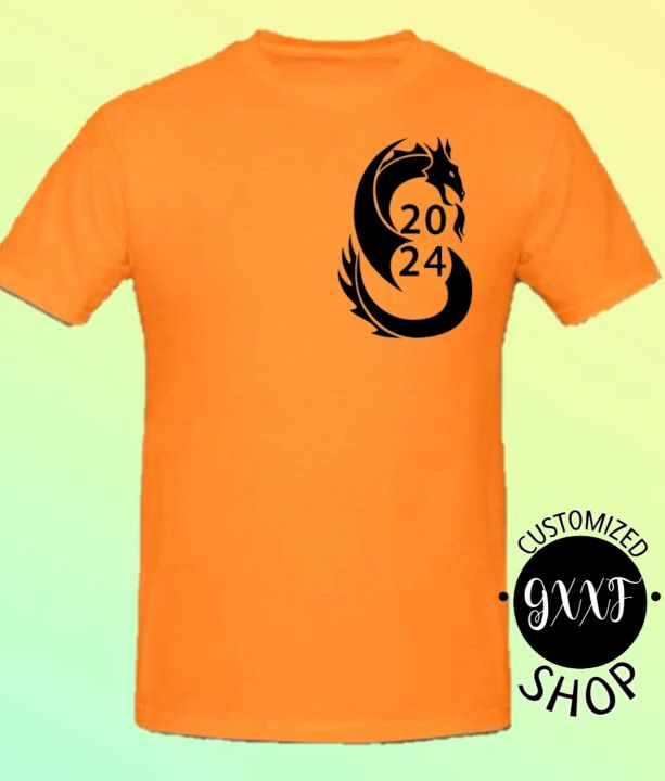 COLOR OF THE YEAR 2024 APRICOT CRUSH HAPPY NEW YEAR 2024 TSHIRT FAMILY