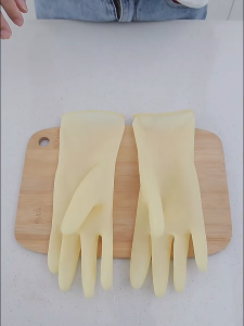 3 คู่*สินค้าพร้อมส่ง* ถุงมือล้างจาน ถุงมือล้างของ ยางกันน้ําห้องครัวบ้านทนทาน ถุงมือทำความสะอาด ล้างห้องน้ำ เหนียว ทนทาน