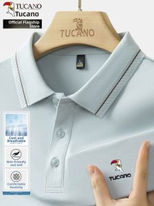 TUCANO | Mens Summer Ice Silk Breathable Short Sleeve T-Shirt Polo Shirts