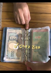【📣SG Seller】A6 Currency Organizer Budget Planner Cash Envelope Savings Money 6 Holes Binder Creative Loose-leaf Notebook
