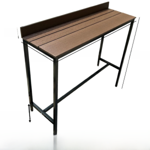 Outdoor Bar Table Balcony Retractable Legs Modern Simple Window Side High Table Corrosion Resistant Home Use Bar Table