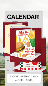 I Like You So Much Card Give You Last Fry Funny Love Card Cute Food Greeting Card