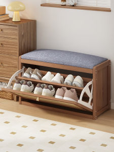 CHUJUN | Flip Top Shoe Cabinet with Soft Seat and Storage