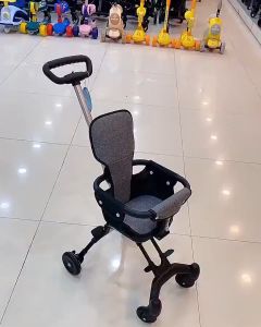 [Giao 2H]Xe Đẩy Gấp Gọn Tải Trọng 50kg Xe Đi Siêu Thị Du Lịch Cho Bé (Tặng Kèm Đệm Ghế Có Thể Đảo Chiều)