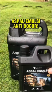 Aspal Cair Emulsi 5 Kg – Anti Bocor & Waterproof untuk Dinding Kolam Dak Rumah | Cat Pelapis Tahan Air | Bukan Aquaproof Nodrop Sika