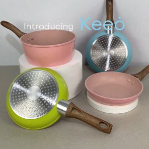 Keeo 16 cm Tutup Kaca Tahan Panas Dengan Lubang Uap Panas Panci Wajan Penggorengan Glass Lid