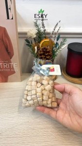 [Tặng tinh dầu] Túi Thơm Hạt Gỗ ESKY Aroma Garden Túi Thơm Treo Ô tô Khử Mùi Tủ Quần Áo