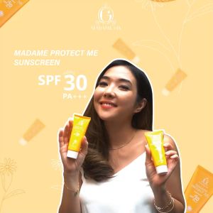 [BPOM] Madame GIe Protect Me Sunscreen SPF 30 PA +++ | SPF 50 PA ++++ With Calendula Tone Up Suncream - No White Cast Skincare Sunblock