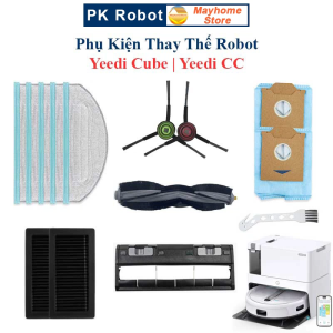 Phụ Kiện Thay Thế Robot Yeedi Cube Yeedi CC/ Chổi lăn Chổi cạnh Bộ Lọc Khăn Lau Túi Bụi Nắp chổi lăn/