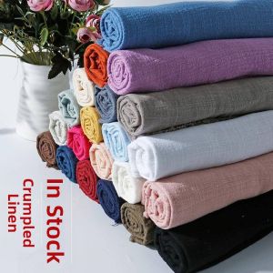 Summer Lightweight Colored Solid Color Linen Cotton Fabric
