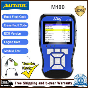 【🔥Local stock + 3 Years Warranty🔥】AUTOOL JDiag M100 Motor OBD2 2 in 1 Motor Detector / tyre pressure Reader OBD code /anti-theft ABS diagnostic instrument motorcycle obd2 scanner For HONDA KAWASAKI SUZUKI VESPA YAMAHA PIAGGIO SYM HARTFORD