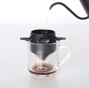 Free Brush: Foldable Coffee Filters & 304 Stainless Steel Drip Coffee Funnel: A Comprehensive Guide