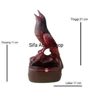 Asbak Murah Unik Aesthetic Motif Burung Kacer