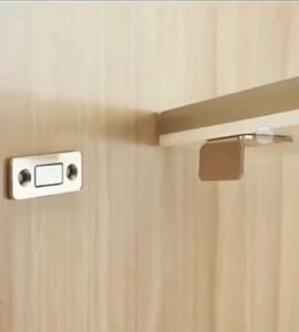Penahan Door Closer Penutup Pintu Lemari Magnet Siku Catches Magnet Pintu Lemari Geser Magnet L