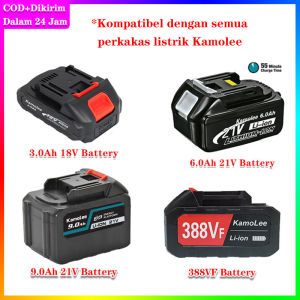Kamolee 18V 3000mAh/9000mAh/12V/18V/388VF Baterai Li-ion bor Baterai tangan/Makita Alat Bor Isi Ulang/alat-alat listrik
