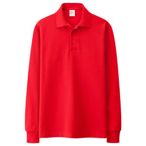 Spordela | Business Casual Long-Sleeved Polo Shirt Cotton
