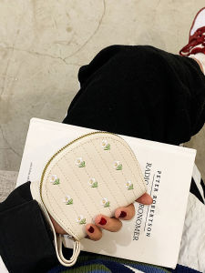 กระเป๋าใส่เหรียญผู้หญิง - กระเป๋าใส่เหรียญผู้หญิง กระเป๋าใส่เหรียญนักเรียบง่ายสดใสมีซิปแบบใหม่ คลัทช์ผู้หญิง