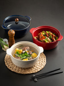 Bát Canh Bằng Gốm QNMUSUNC 2025 Mới Hai Tai Dung Tích Lớn Kiểu Nhật Dùng Trong Gia Đình Bát Canh Cá Chua Dùng Trong Gia Đình