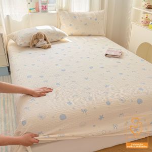 KAMONI | Child Cotton Blend Double Layer Gauze Bed Sheet 3 Pieces Set