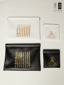 High-End Thai Amulet Necklace Storage Bag Practical Durable Scratch-Resistant Daily Use Jewelry Accessories Organizer